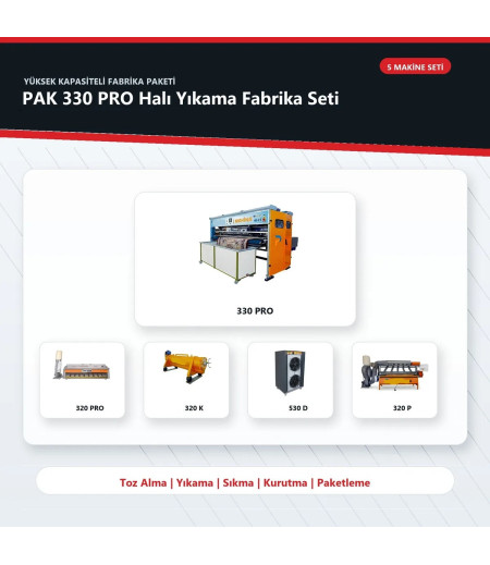HALI YIKAMA FABRİKA SETİ - PRO330